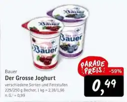 KONSUM Bauer Der Grosse Joghurt Angebot
