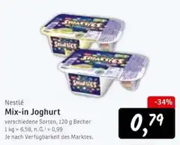 KONSUM Nestlé Mix-in Joghurt Angebot