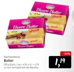 KONSUM Sachsenmilch Butter Angebot