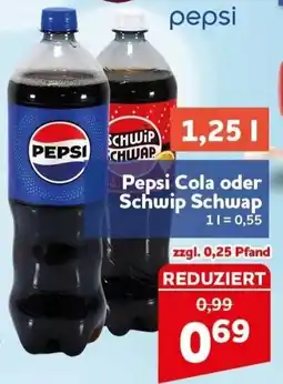 CENTERSHOP Pepsi Cola oder Schwip Schwap Angebot