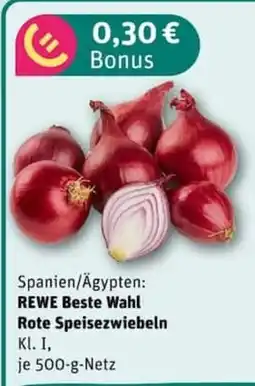 nahkauf REWE Beste Wahl Rote Speisezwiebeln Angebot