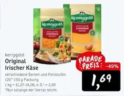 KONSUM kerrygold Original Irischer Käse Angebot