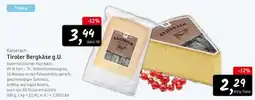 KONSUM Kaiseralm Tiroler Bergkäse g.U. Angebot
