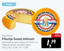 KONSUM Frau Antje Pikantje Gouda mittelalt Angebot