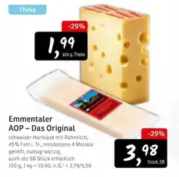 KONSUM Emmentaler AOP – Das Original Angebot