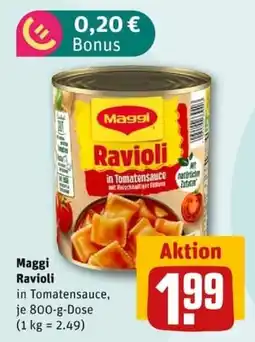 nahkauf Maggi Ravioli in Tomatensauce Angebot