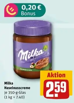 nahkauf Milka Haselnusscreme Angebot