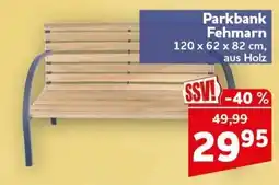 CENTERSHOP Parkbank Fehmarn Angebot