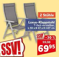 CENTERSHOP Luxus-Klappstuhl Angebot
