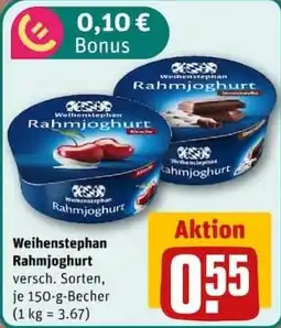 nahkauf Weihenstephan Rahmjoghurt Angebot