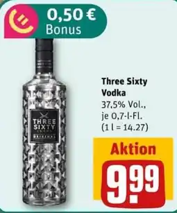 nahkauf Three Sixty Vodka Angebot