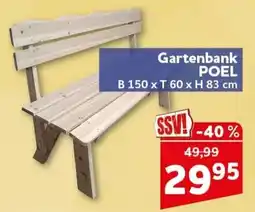 CENTERSHOP Gartenbank POEL Angebot
