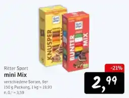 KONSUM Ritter Sport mini Mix Angebot
