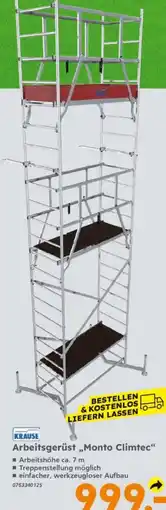 Globus Baumarkt Krause Arbeitsgerüst „Monto Climtec“ Angebot