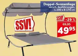CENTERSHOP Doppel-Sonnenliege Angebot