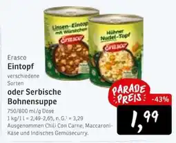 KONSUM Erasco Eintopf Angebot