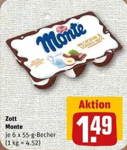 nahkauf Zott Monte Angebot