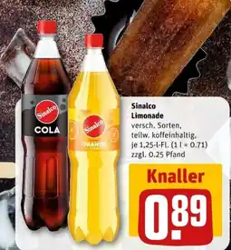 nahkauf Sinalco Limonade Angebot