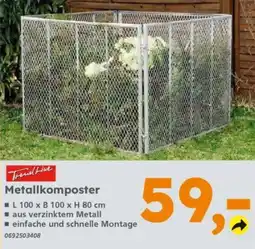 Globus Baumarkt TrendLine Metallkomposter Angebot