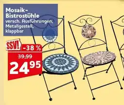 CENTERSHOP Mosaik-Bistrostühle Angebot