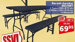 CENTERSHOP Bierzelt-Garnitur BELFAST Angebot