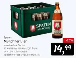 KONSUM Spaten Münchner Bier Angebot