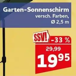 CENTERSHOP Garten-Sonnenschirm Angebot