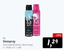 KONSUM Fa Deospray Angebot