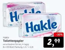 KONSUM Hakle Toilettenpapier Angebot