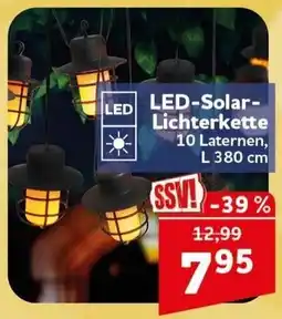 CENTERSHOP LED-Solar-Lichterkette Angebot