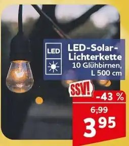 CENTERSHOP LED-Solar-Lichterkette Angebot