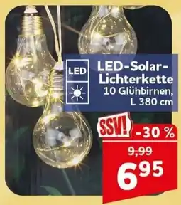 CENTERSHOP LED-Solar-Lichterkette Angebot