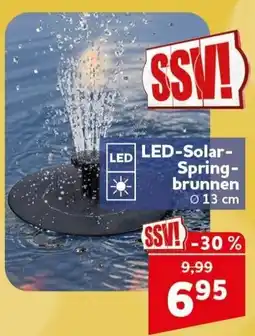 CENTERSHOP LED-Solar-Springbrunnen Angebot