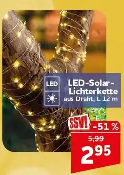 CENTERSHOP LED-Solar-Lichterkette Angebot