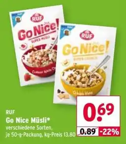 Wasgau RUF Go Nice Müsli* Angebot