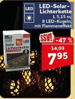 CENTERSHOP ALMA GARDEN Solar Lichterkette Angebot