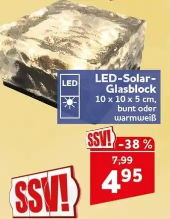 CENTERSHOP LED-Solar-Glasblock Angebot