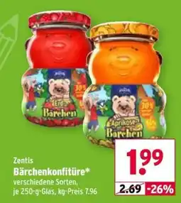 Wasgau Zentis Bärchenkonfitüre Angebot
