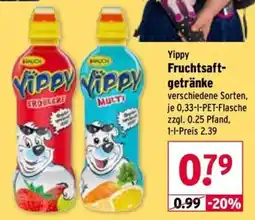 Wasgau Yippy Fruchtsaftgetränke Angebot