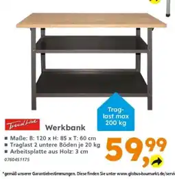Globus Baumarkt TrendLine Werkbank Angebot
