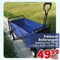 CENTERSHOP Faltbarer Bollerwagen Angebot