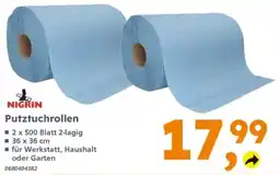 Globus Baumarkt NIGRIN Putztuchrollen Angebot