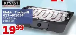 CENTERSHOP KYNAST Elektr. Tischgrill Angebot