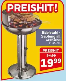 CENTERSHOP Edelstahl-Säulengrill Angebot