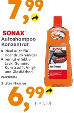 Globus Baumarkt SONAX Autoshampoo Konzentrat Angebot