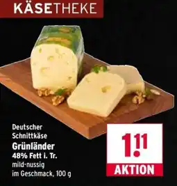 Wasgau Deutscher Schnittkäse Grünländer Angebot