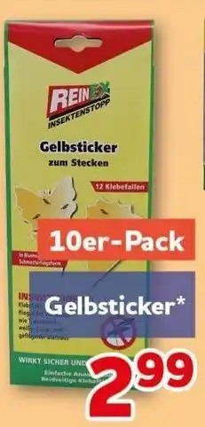 CENTERSHOP REINEX Gelbsticker Angebot