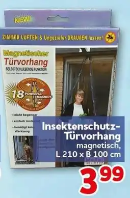 CENTERSHOP Insektenschutz-Türvorhang magnetisch Angebot