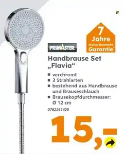 Globus Baumarkt PRIMASTER Handbrause Set "Flavia" Angebot