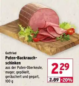Wasgau Gutfried Puten-Backrauchschinken Angebot